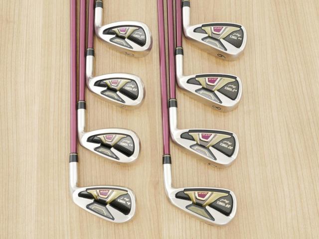 Iron set : Yonex : ชุดเหล็ก Yonex Royal DTP (ออกปี 2016 ท๊อปสุด ก้านดีมาก หน้าเด้ง ตีไกลสุดๆ) มีเหล็ก 6-Pw,Aw,As,Sw (8 ชิ้น) ก้านกราไฟต์ Flex R