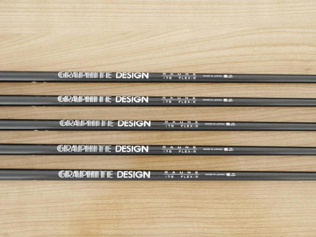 Iron set : Miura : ชุดเหล็ก Miura PI-401 (ออกปี 2021 นุ่ม ง่าย ระยะดี) มีเหล็ก 6-Pw (5 ชิ้น) ก้านกราไฟต์ Graphite Design RAUNE i75 Flex R