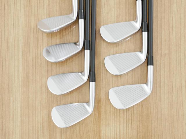 Iron set : Mizuno : ชุดเหล็ก Mizuno Pro 243 Forged (ปี 2024 นุ่ม แน่น ระยะดี) มีเหล็ก 5-Pw,Aw (7 ชิ้น) ก้านกราไฟต์ Fujikura TRAVIL 85 Flex S