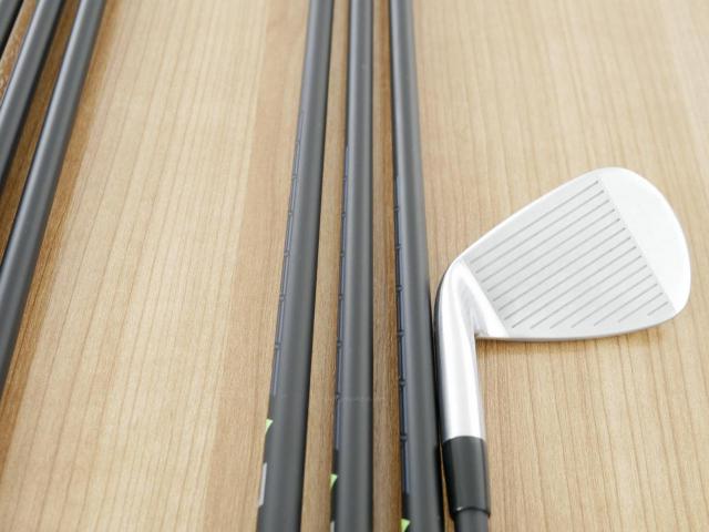 Iron set : Mizuno : ชุดเหล็ก Mizuno Pro 243 Forged (ปี 2024 นุ่ม แน่น ระยะดี) มีเหล็ก 5-Pw,Aw (7 ชิ้น) ก้านกราไฟต์ Fujikura TRAVIL 85 Flex S