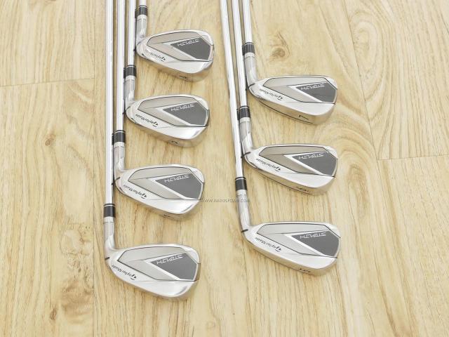 Iron set : Taylormade : ชุดเหล็ก Taylormade Stealth (รุ่นล่าสุด ออกปี 2022 Japan Spec.) มีเหล็ก 5-Pw,Aw (7 ชิ้น) ก้านเหล็ก KBS Max MT 85 Flex S