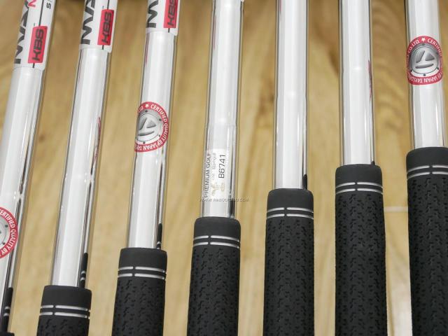 Iron set : Taylormade : ชุดเหล็ก Taylormade Stealth (รุ่นล่าสุด ออกปี 2022 Japan Spec.) มีเหล็ก 5-Pw,Aw (7 ชิ้น) ก้านเหล็ก KBS Max MT 85 Flex S