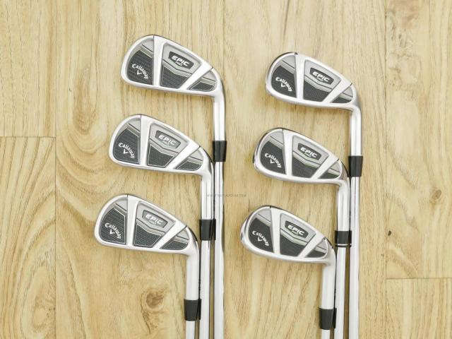 Iron set : Callaway : ชุดเหล็ก Callaway EPIC Pro (ปี 2018) มีเหล็ก 5-Pw (6 ชิ้น) ก้านเหล็ก NS Pro Modus 120 Flex S