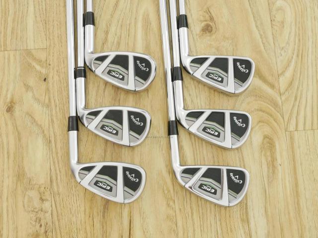 Iron set : Callaway : ชุดเหล็ก Callaway EPIC Pro (ปี 2018) มีเหล็ก 5-Pw (6 ชิ้น) ก้านเหล็ก NS Pro Modus 120 Flex S