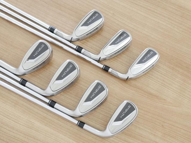 Iron set : Taylormade : ชุดเหล็ก Taylormade Stealth HD (ออกปี 2022 Japan Spec. ใบใหญ่มาก ตีง่ายสุดๆ) มีเหล็ก 6-Pw,Aw,Sw (7 ชิ้น) ก้านเหล็ก KBS Max MT 80 Flex S