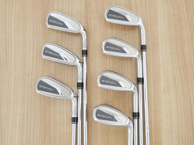 Iron set : Taylormade : ชุดเหล็ก Taylormade Stealth HD (ออกปี 2022 Japan Spec. ใบใหญ่มาก ตีง่ายสุดๆ) มีเหล็ก 6-Pw,Aw,Sw (7 ชิ้น) ก้านเหล็ก KBS Max MT 80 Flex S