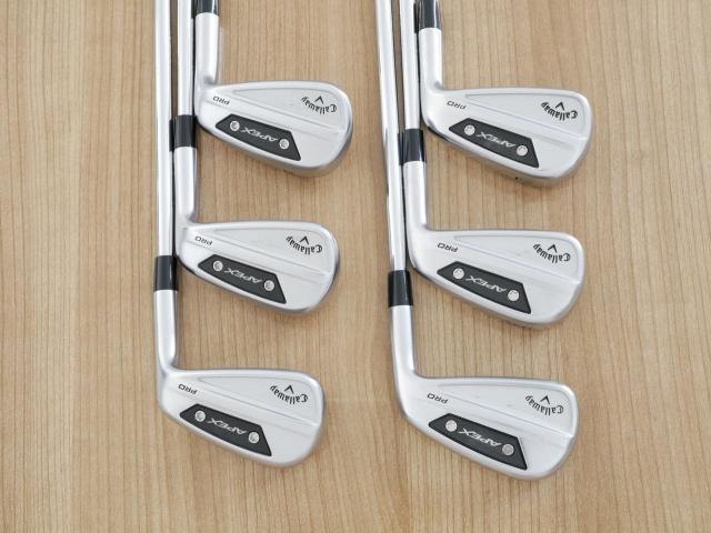 Iron set : Callaway : ชุดเหล็ก Callaway APEX Pro Forged (ออกปี 2024) มีเหล็ก 5-Pw (6 ชิ้น) ก้านเหล็ก NS Pro Modus 105 Flex S