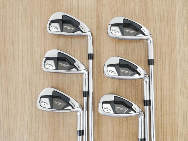 Iron set : Callaway : ชุดเหล็ก Callaway Rogue ST Max (ออกปี 2022 ตีง่าย ไกลมาก) มีเหล็ก 6-Pw,Aw (6 ชิ้น) ก้านเหล็ก NS Pro Zelos 7 Flex S