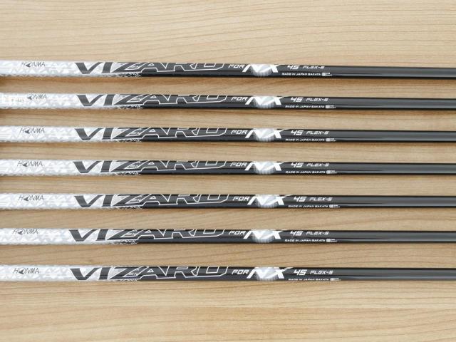 Iron set : Honma : ชุดเหล็ก Honma Beres NX (รุ่นปี 2023) มีเหล็ก 7-11,Aw,Sw (7 ชิ้น) ก้านกราไฟต์ Honma Vizard 45 Flex S