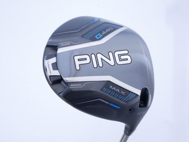 Driver : PING : ไดรเวอร์ Ping G440 Max (รุ่นล่าสุด ออกปี 2025 Japan Spec) Loft 10.5 ก้าน Ping Tour 2.0 65 Flex S