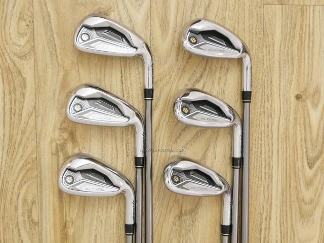 Iron set : Taylormade : ชุดเหล็ก Taylormade Gloire (รุ่นท๊อปสุด Japan Spec. ใบใหญ่ ตีง่าย ไกล) มีเหล็ก 6-Pw,Aw (6 ชิ้น) ก้านกราไฟต์ Flex R