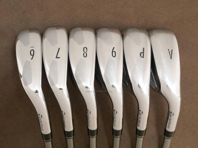 Iron set : Taylormade : ชุดเหล็ก Taylormade Gloire (รุ่นท๊อปสุด Japan Spec. ใบใหญ่ ตีง่าย ไกล) มีเหล็ก 6-Pw,Aw (6 ชิ้น) ก้านกราไฟต์ Flex R