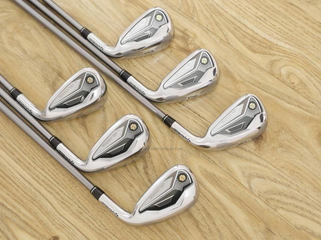 Iron set : Taylormade : ชุดเหล็ก Taylormade Gloire (รุ่นท๊อปสุด Japan Spec. ใบใหญ่ ตีง่าย ไกล) มีเหล็ก 6-Pw,Aw (6 ชิ้น) ก้านกราไฟต์ Flex R
