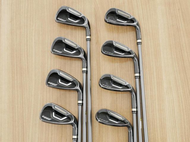 Iron set : PRGR : ชุดเหล็กกระเทย PRGR New Egg Iron (รุ่นปี 2017 ตีง่ายและไกลมาก) มีเหล็ก 6-Pw,Aw,As,Sw (8 ชิ้น) ก้านกราไฟต์ Flex R (M-37)