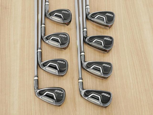 Iron set : PRGR : ชุดเหล็กกระเทย PRGR New Egg Iron (รุ่นปี 2017 ตีง่ายและไกลมาก) มีเหล็ก 6-Pw,Aw,As,Sw (8 ชิ้น) ก้านกราไฟต์ Flex R (M-37)