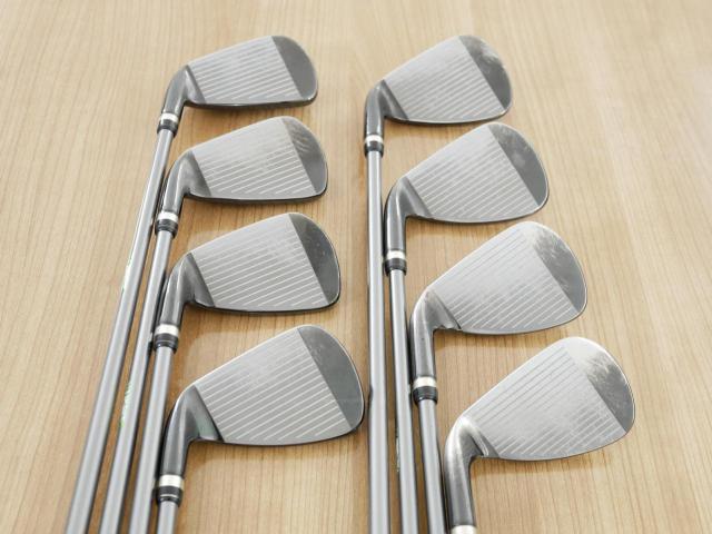 Iron set : PRGR : ชุดเหล็กกระเทย PRGR New Egg Iron (รุ่นปี 2017 ตีง่ายและไกลมาก) มีเหล็ก 6-Pw,Aw,As,Sw (8 ชิ้น) ก้านกราไฟต์ Flex R (M-37)