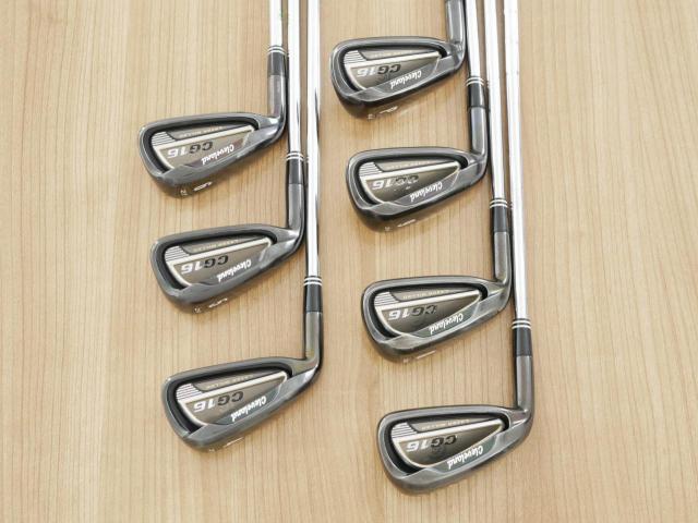 x.. Left Handed ..x : All : ชุดเหล็ก Cleveland CG16 มีเหล็ก 4-Pw (7 ชิ้น) ก้านเหล็ก 