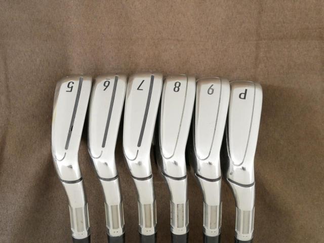 Iron set : Taylormade : ชุดเหล็ก Taylormade M6 (ออกปี 2019 Japan Spec) มีเหล็ก 5-Pw (6 ชิ้น) ก้านเหล็ก KBs Tour Flex S