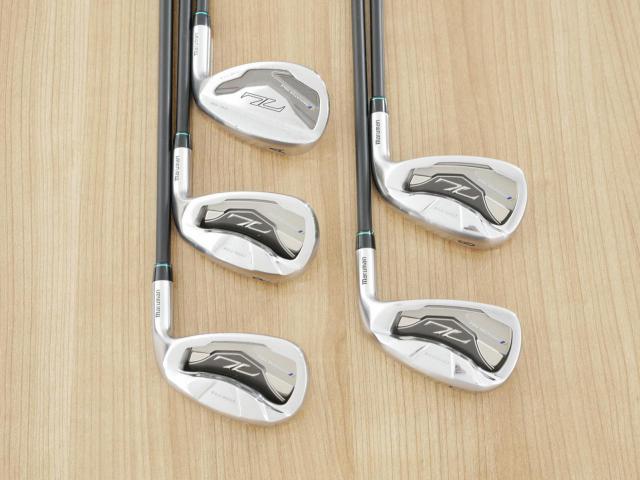Iron set : Maruman : ชุดเหล็ก Maruman ZETA Type 713 (ใบใหญ่ หน้าเด้ง ตีไกลมาก) มีเหล็ก 7-Pw,Aw (5 ชิ้น) ก้านกราไฟต์ Flex R