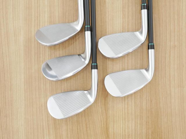 Iron set : Maruman : ชุดเหล็ก Maruman ZETA Type 713 (ใบใหญ่ หน้าเด้ง ตีไกลมาก) มีเหล็ก 7-Pw,Aw (5 ชิ้น) ก้านกราไฟต์ Flex R