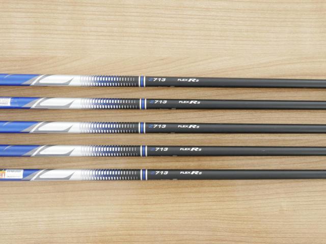 Iron set : Maruman : ชุดเหล็ก Maruman ZETA Type 713 (ใบใหญ่ หน้าเด้ง ตีไกลมาก) มีเหล็ก 7-Pw,Aw (5 ชิ้น) ก้านกราไฟต์ Flex R