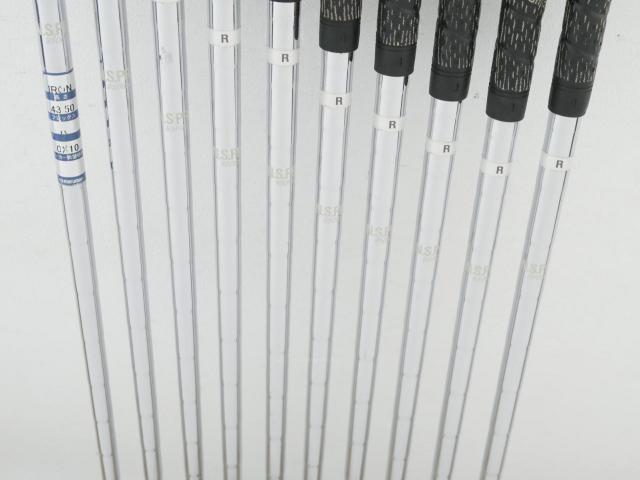 Iron set : Maruman : ชุดเหล็ก Maruman M1 Milled Back) มีเหล็ก 3-Pw,Pw,Aw,Sw (10 ชิ้น) ก้านเหล็ก NS PRO 950GH Flex R