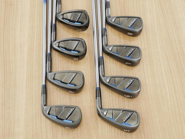 Iron set : Daiwa : ชุดเหล็ก Daiwa Onoff FF-247 (รุ่นล่าสุด หน้าเด้งสุดๆ ตีไกลสุดๆ ง่ายสุดของ Daiwa) มีเหล็ก 5-Pw,As,Sw (8 ชิ้น) ก้านกราไฟต์ Flex R