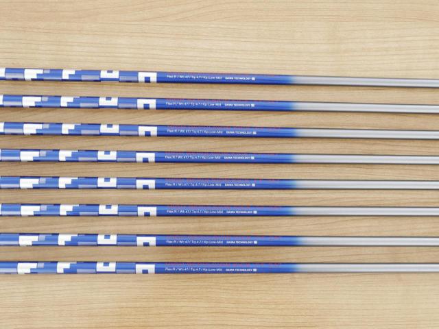 Iron set : Daiwa : ชุดเหล็ก Daiwa Onoff FF-247 (รุ่นล่าสุด หน้าเด้งสุดๆ ตีไกลสุดๆ ง่ายสุดของ Daiwa) มีเหล็ก 5-Pw,As,Sw (8 ชิ้น) ก้านกราไฟต์ Flex R