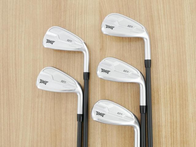 Iron set : PXG : ชุดเหล็ก PXG 0211 DUAL COR (ออกปี 2021 หน้าเด้ง ตีไกลมากๆ) มีเหล็ก 7-Pw,Gw (5 ชิ้น) ก้านกราไฟต์ Mitsubishi MMT 60 Flex R