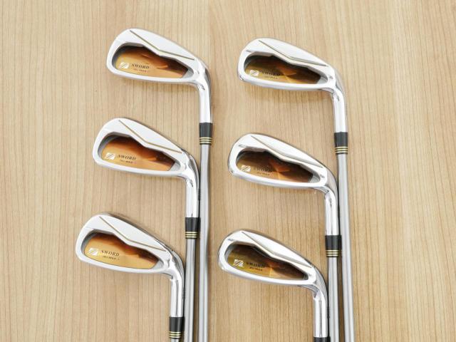 Iron set : Katana : ชุดเหล็ก Katana Sword Izu Max i (หน้าเด้ง) มีเหล็ก 6-Pw,Aw (6 ชิ้น)  ก้านกราไฟต์ Flex SR