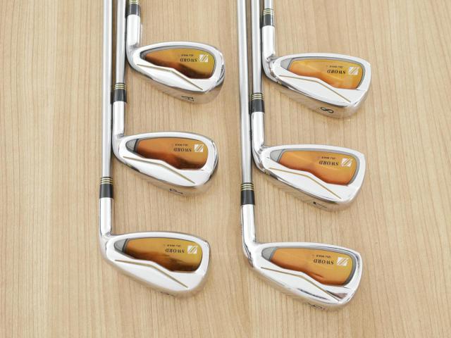 Iron set : Katana : ชุดเหล็ก Katana Sword Izu Max i (หน้าเด้ง) มีเหล็ก 6-Pw,Aw (6 ชิ้น)  ก้านกราไฟต์ Flex SR