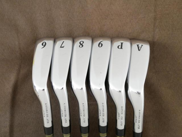 Iron set : Katana : ชุดเหล็ก Katana Sword Izu Max i (หน้าเด้ง) มีเหล็ก 6-Pw,Aw (6 ชิ้น)  ก้านกราไฟต์ Flex SR