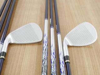 Iron set : Mizuno : ชุดเหล็ก Mizuno JPX EIII Forged (รุ่นท๊อป หายาก นุ่ม ตีไกล) มีเหล็ก 6-Pw,48,52,56 (8 ชิ้น) ก้านกราไฟต์ Flex R