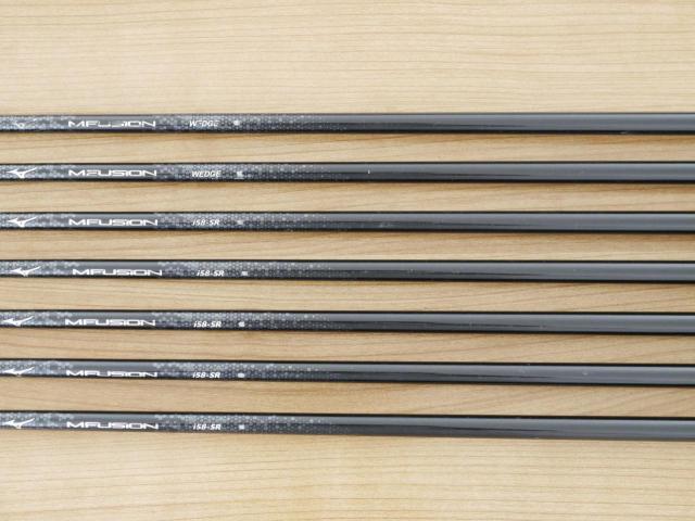 Iron set : Mizuno : ชุดเหล็ก Mizuno GX Forged (ปี 2019) มีเหล็ก 6-Pw,Gw,Sw (7 ชิ้น) ก้านกราไฟต์ Flex SR