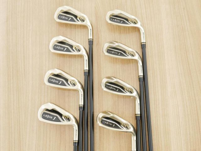 Iron set : Kasco : ชุดเหล็ก Kasco LEIOS J (หน้าเด้ง ตีไกล ง่าย) มีเหล็ก 5-Pw,Aw,Sw (8 ชิ้น) ก้านกราไฟต์ Flex R
