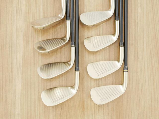 Iron set : Kasco : ชุดเหล็ก Kasco LEIOS J (หน้าเด้ง ตีไกล ง่าย) มีเหล็ก 5-Pw,Aw,Sw (8 ชิ้น) ก้านกราไฟต์ Flex R