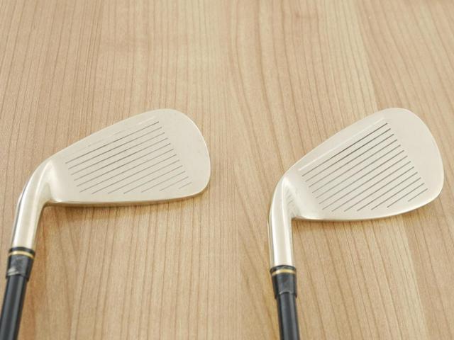 Iron set : Kasco : ชุดเหล็ก Kasco LEIOS J (หน้าเด้ง ตีไกล ง่าย) มีเหล็ก 5-Pw,Aw,Sw (8 ชิ้น) ก้านกราไฟต์ Flex R