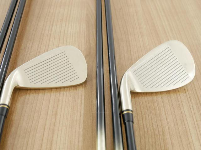 Iron set : Kasco : ชุดเหล็ก Kasco LEIOS J (หน้าเด้ง ตีไกล ง่าย) มีเหล็ก 5-Pw,Aw,Sw (8 ชิ้น) ก้านกราไฟต์ Flex R