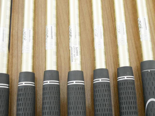 Iron set : Kasco : ชุดเหล็ก Kasco LEIOS J (หน้าเด้ง ตีไกล ง่าย) มีเหล็ก 5-Pw,Aw,Sw (8 ชิ้น) ก้านกราไฟต์ Flex R