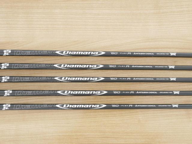 Iron set : PXG : ชุดเหล็ก PXG 0311P GEN 3 Forged (นุ่ม แน่น สวย เท่) มีเหล็ก 7-Pw,Gw (5 ชิ้น) ก้านกราไฟต์ Mitsubishi Diamana i60 Flex R