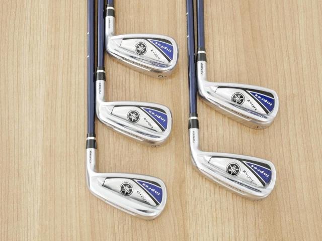 Iron set : Yamaha : ชุดเหล็ก Yamaha Inpres UD+2 (ออกปี 2019 ตีไกลที่สุด ไกลกว่าเหล็กทั่วไป 2 เบอร์ หน้าเด้ง COR 0.822) มีเหล็ก 6-Pw (5 ชิ้น) ก้านกราไฟต์ Flex SR