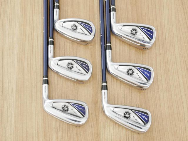 Iron set : Yamaha : ชุดเหล็ก Yamaha Inpres UD+2 (ออกปี 2019 ตีไกลที่สุด ไกลกว่าเหล็กทั่วไป 2 เบอร์ หน้าเด้ง COR 0.822) มีเหล็ก 7-Pw,Aw,As (6 ชิ้น) ก้านกราไฟต์ Flex R