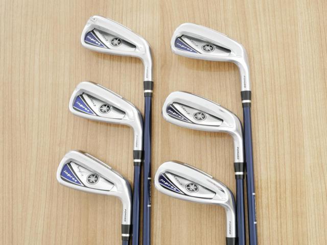 Iron set : Yamaha : ชุดเหล็ก Yamaha Inpres UD+2 (ออกปี 2019 ตีไกลที่สุด ไกลกว่าเหล็กทั่วไป 2 เบอร์ หน้าเด้ง COR 0.822) มีเหล็ก 7-Pw,Aw,As (6 ชิ้น) ก้านกราไฟต์ Flex R