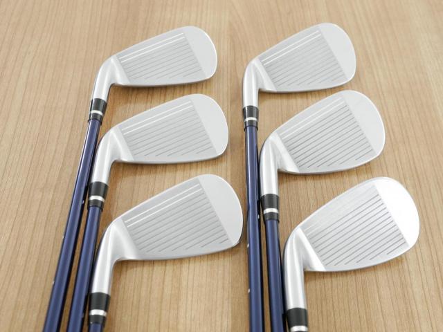 Iron set : Yamaha : ชุดเหล็ก Yamaha Inpres UD+2 (ออกปี 2019 ตีไกลที่สุด ไกลกว่าเหล็กทั่วไป 2 เบอร์ หน้าเด้ง COR 0.822) มีเหล็ก 7-Pw,Aw,As (6 ชิ้น) ก้านกราไฟต์ Flex R