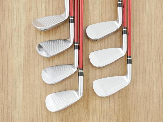 Iron set : Yamaha : ชุดเหล็ก Yamaha Inpres RMX UD+2 (ปี 2017 ตีไกลที่สุด ไกลกว่าเหล็กทั่วไป 2 เบอร์) มีเหล็ก 6-Pw,Aw,As (7 ชิ้น) ก้านกราไฟต์ Mitsubishi Bassara i50xct Flex R
