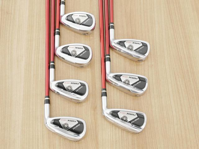 Iron set : Yamaha : ชุดเหล็ก Yamaha Inpres RMX UD+2 (ปี 2017 ตีไกลที่สุด ไกลกว่าเหล็กทั่วไป 2 เบอร์) มีเหล็ก 6-Pw,Aw,As (7 ชิ้น) ก้านกราไฟต์ Mitsubishi Bassara i50xct Flex R