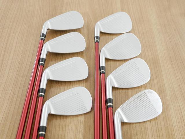 Iron set : Yamaha : ชุดเหล็ก Yamaha Inpres RMX UD+2 (ปี 2017 ตีไกลที่สุด ไกลกว่าเหล็กทั่วไป 2 เบอร์) มีเหล็ก 6-Pw,Aw,As,Sw (8 ชิ้น) ก้านกราไฟต์ Mitsubishi Bassara i50xct Flex R