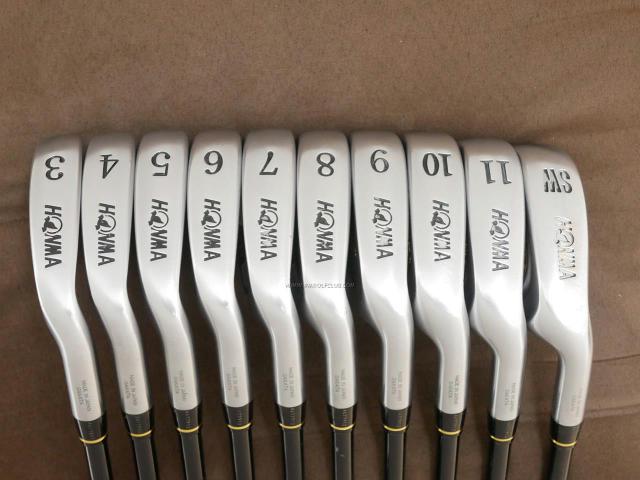Iron set : Honma : ชุดเหล็ก Honma TwinMarks TM-503 มีเหล็ก 3-11,Sw (10 ชิ้น) ก้านกราไฟต์ Honma TK-353 Twin Kick Flex R (1 ดาว)