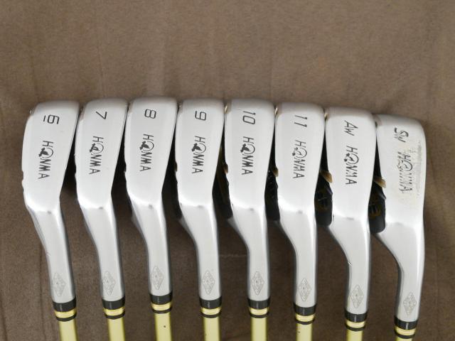 Iron set : Honma : ชุดเหล็ก Honma Beres IS-06 Forged (ปี 2019) มีเหล็ก 6-11,Aw,Sw (8 ชิ้น เทียบเท่า 5-Pw,Aw,Sw) ก้าน ARMRQ X (47) Flex R (2 ดาว)