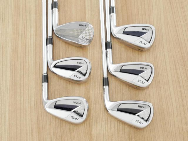 Iron set : PRGR : ชุดเหล็ก PRGR RS Titanium Face (ออกปี 2017 ตีไกล) มีเหล็ก 6-Pw,Aw (6 ชิ้น) ก้านเหล็ก Dynamic Gold S200